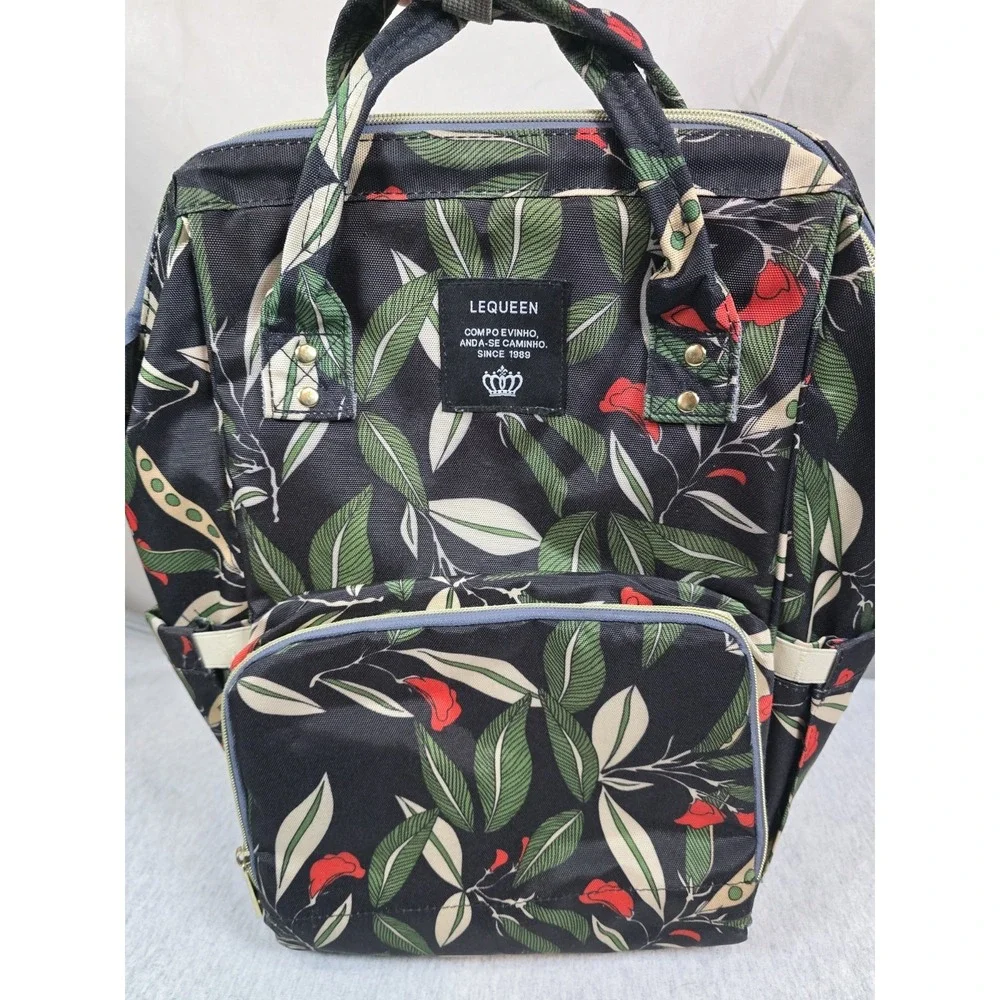 LEQUEEN Mommy Baby Diaper Bag Backpack Waterproof Large Travel Backpack